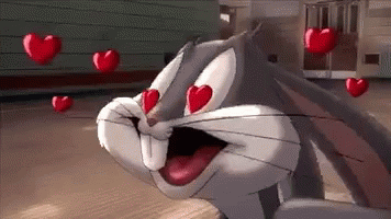 Hubba Hubba Bugs Bunny Super In Love GIF