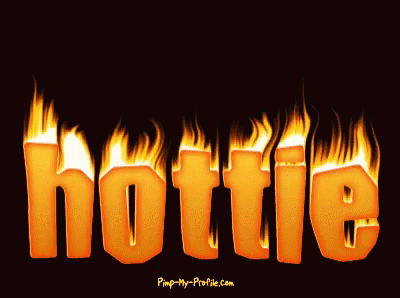 Hubba Hubba Fiery Hottie Moving Art GIF
