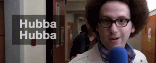 Hubba Hubba Excited Bookworm Reaction GIF