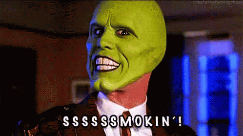 Hubba Hubba The Mask Smokin GIF