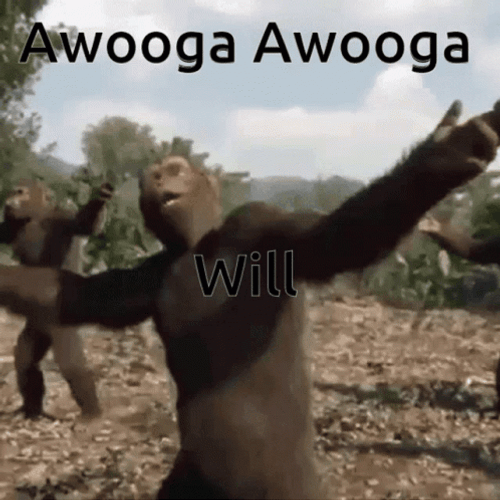 Hubba Hubba Dancing Gorillas GIF