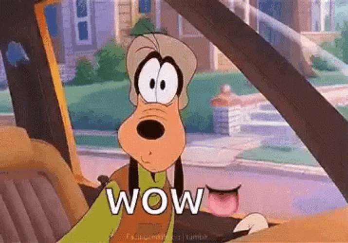 Hubba Hubba Wow Goofy Dumbfounded Reaction GIF