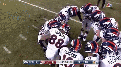 Huddle Before The Game Starts GIF