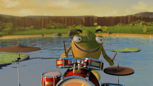 Huevos Playing Rim Shot GIF