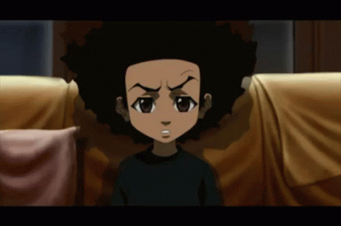 Huey Freeman Confused Look GIF