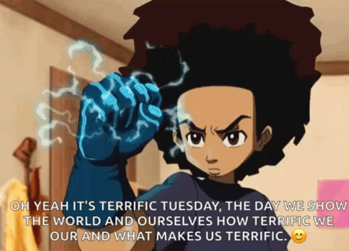 Huey Freeman Electric Gloves GIF