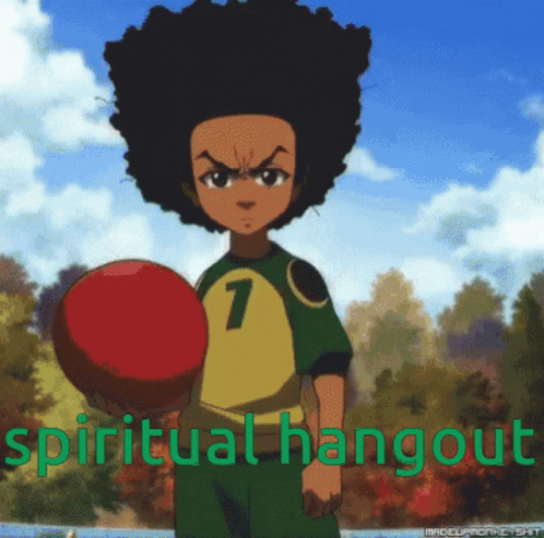 Huey Freeman Holding A Ball GIF