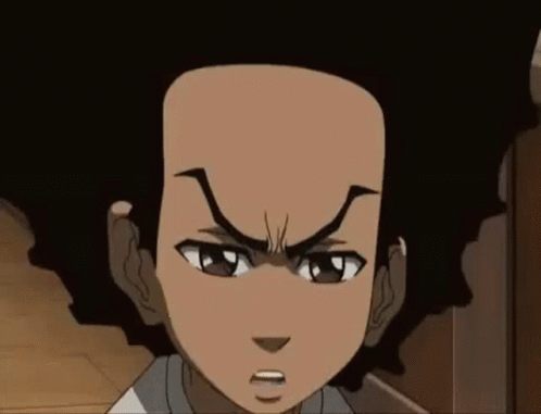 Huey Freeman Ready To Fight GIF