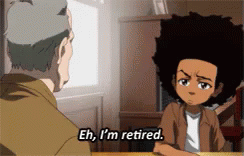 Huey Freeman Retired GIF