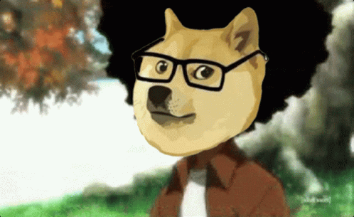 Huey Freeman With Doggu Face GIF