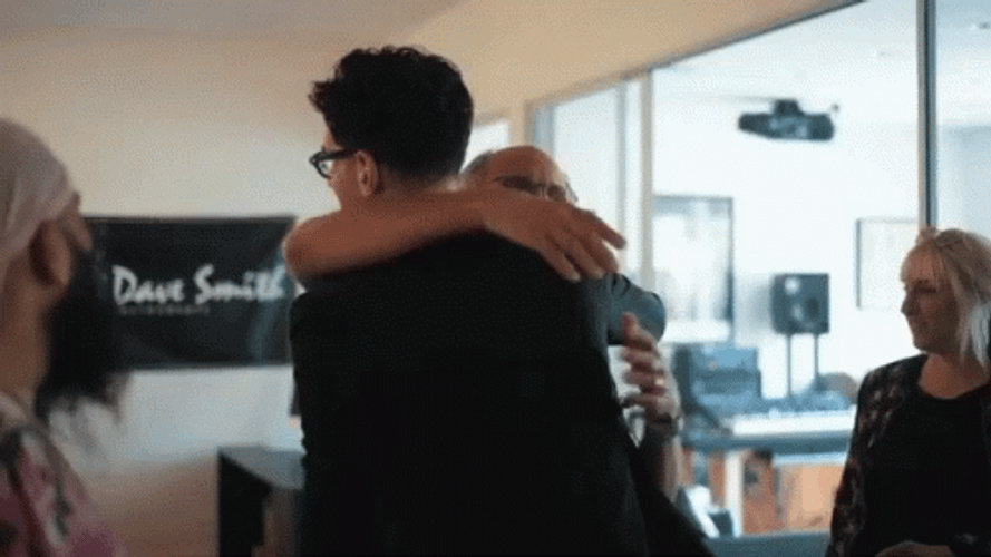 Hug And Pat On The Back GIF