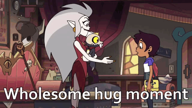 Hug Moment The Owl House GIF