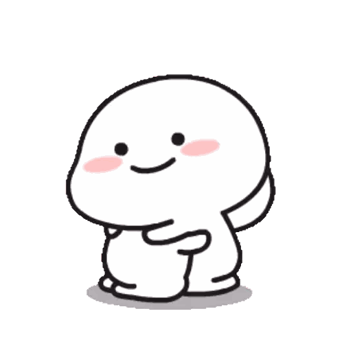 Hugging Cartoon Character