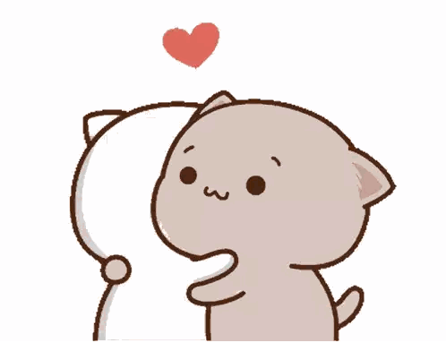 Hugging Cats With Heart