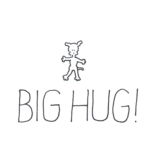 Hugging Chippy The Dog GIF