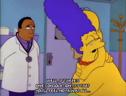 Hugging Homer And Large Marge Simpson GIF