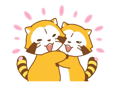 Hugging Raccoons