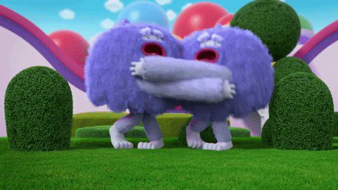 Hugging Rainbow Kingdom GIF