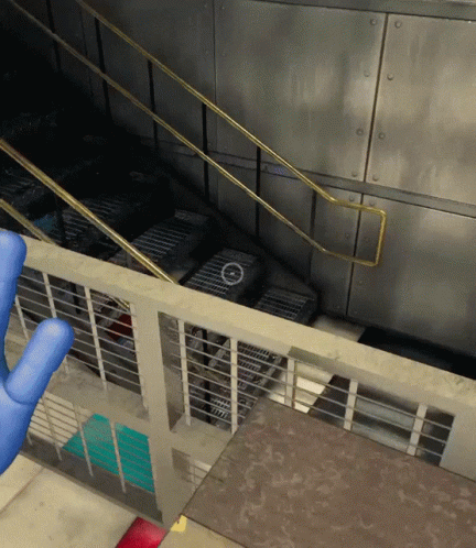 Huggy Wuggy Head Bonk GIF