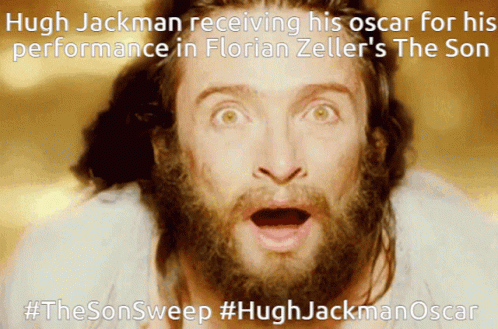 Hugh Jackman Received His Oscar For His Performance In Florian Zeller 'S The Scar GIF