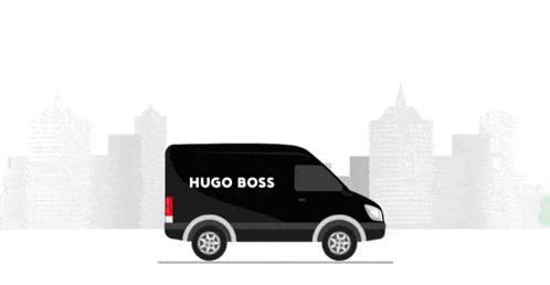 Hugo Boss Van and Airplane Advertisement