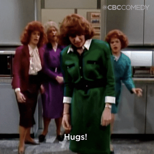Hugs Funny Secretaries Kids In The Hall Comedy GIF