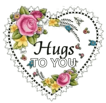 Hugs To You Thank You Friend GIF