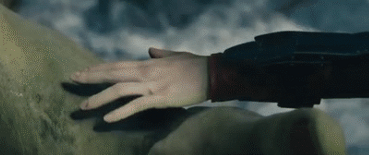 Hulk Being Touched By Black Widow GIF