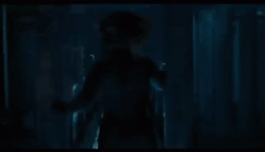 Hulk Chasing Black Widow On Space Ship GIF