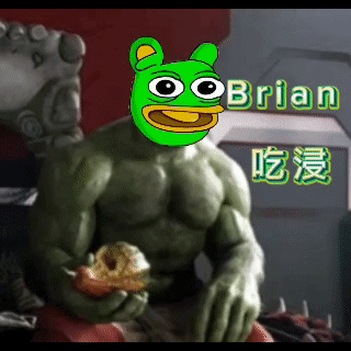 Hulk Eating Donut with Brian