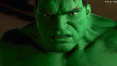 Hulk Face Close Up Illusive Soul