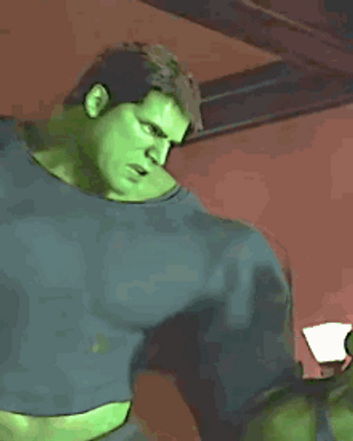 Hulk Grows Muscles GIF 