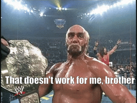 Hulk Hogan Belt That Doesn't Work for Me Brother