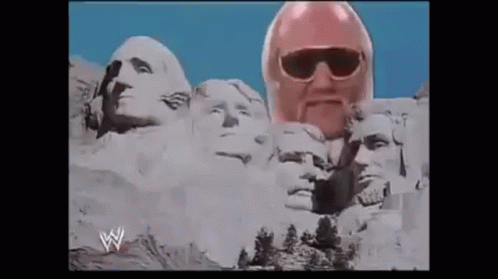 Hulk Hogan Brother Mount Rushmore Meme GIF