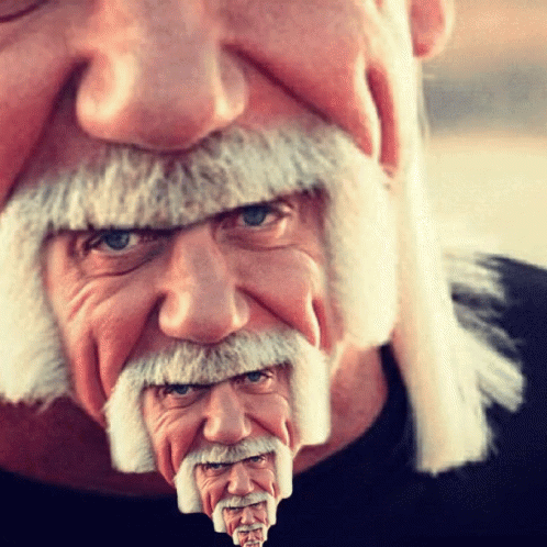 Hulk Hogan Brother Sinister Smile Loop GIF