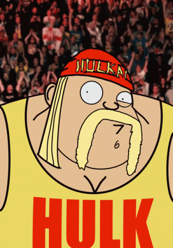 Hulk Hogan Brother Wacky Animation GIF