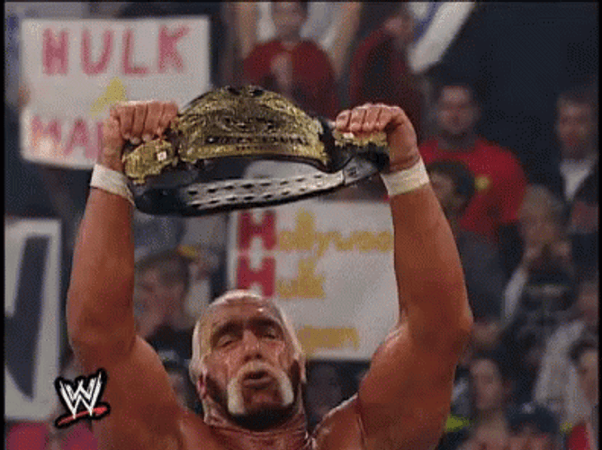 Hulk Hogan Champion GIF