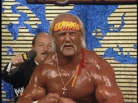 Hulk Hogan Headband Saying Hulk GIF