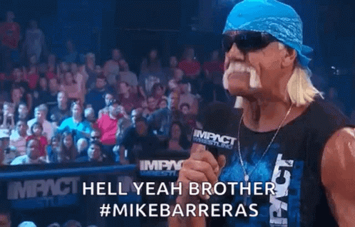 Hulk Hogan Hell Yeah Brother Dark Shades GIF
