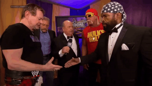 Hulk Hogan In Red Shirt Saying Hulk Hogan GIF