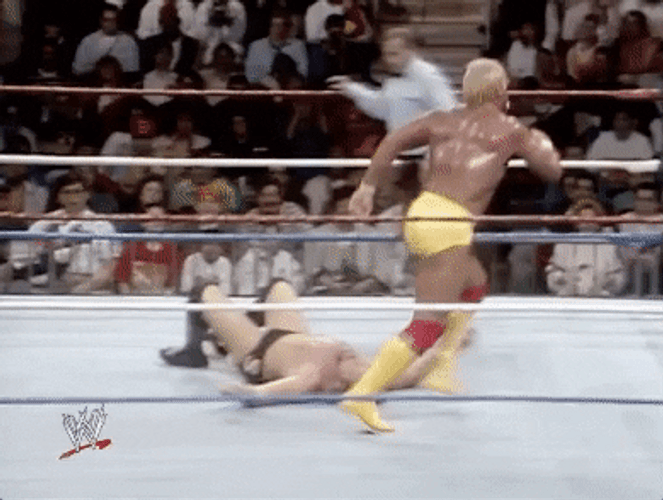 Hulk Hogan Jumps GIF