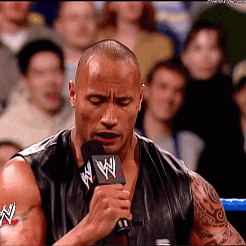 Hulk Hogan Mimicked By Brother The Rock GIF