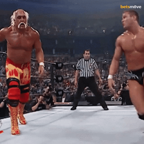 Hulk Hogan Wrestling Referee with Betsmove Logo