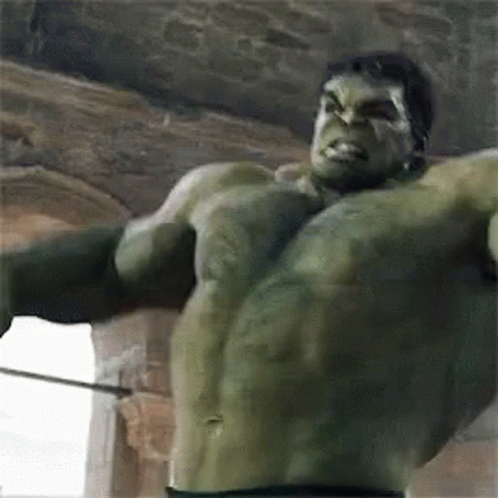Hulk Holding Sword