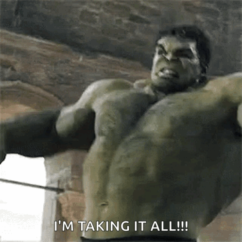 Hulk Holding Sword