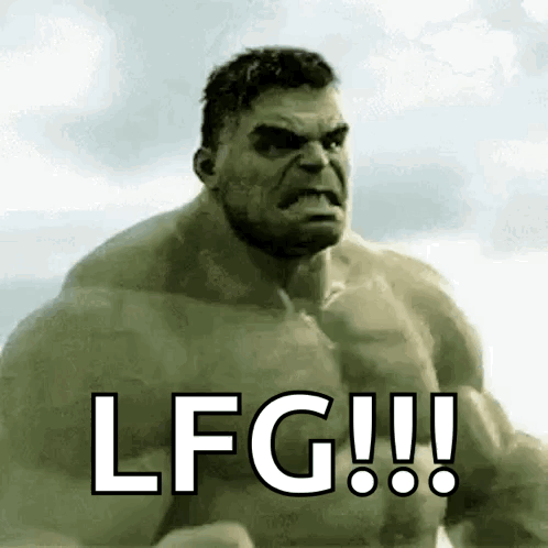 Hulk With LFG Text