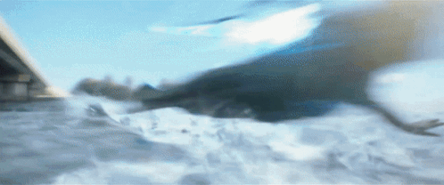 Human Character Blue Beetle Flying GIF