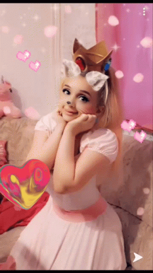 Human Princess Peach GIF
