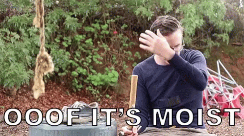 Humid Man Wiping Moist In His Face GIF