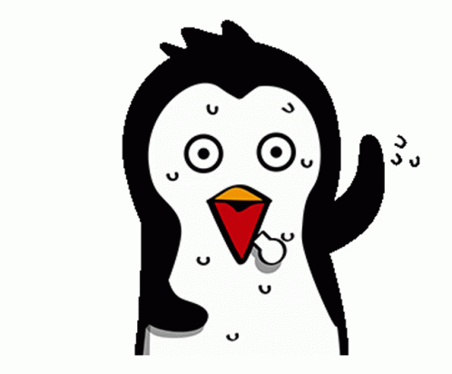 Humid Sweating Penguin GIF